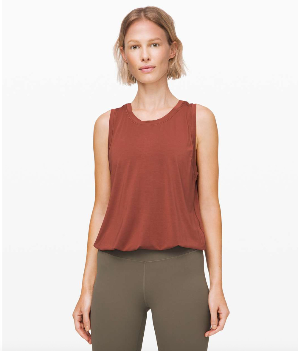 Lululemon Rustic Clay Calm and Serene Tank size M